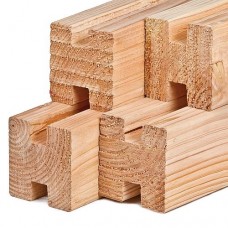 Stapelbouw tussenpaal lariks douglas geschaafd 11,5x11,5x300 cm Stapelbouw tussenpaal lariks douglas geschaafd 11,5x11,5x300 cm